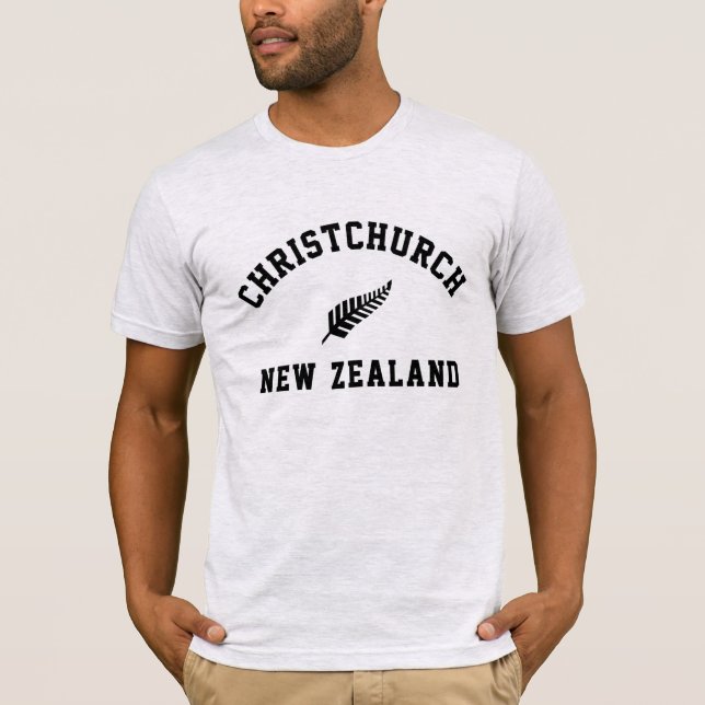 Camiseta Christchurch Nueva Zelanda  (Anverso)