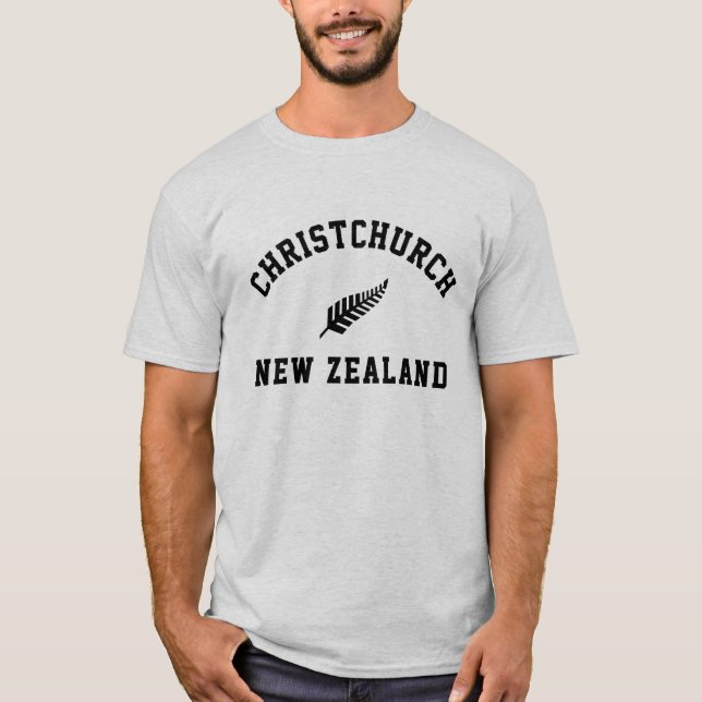 Camiseta Christchurch Nueva Zelanda (Anverso)