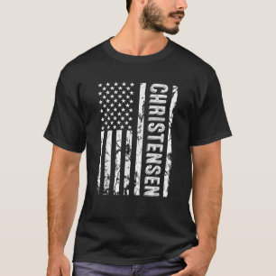 Camiseta Christensen Apellido Funny Surname Team Family Re