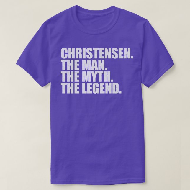 Camiseta Christensen Christensen Nombre de la familia Chris (Diseño del anverso)