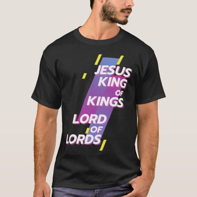Camiseta Christerest Jesus King of Kings Lord of Lords Chri (Anverso)