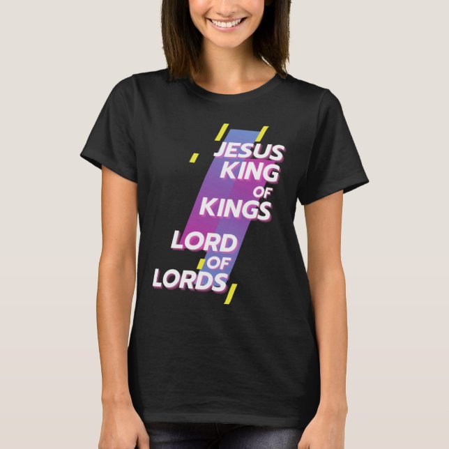 Camiseta Christerest Jesus King of Kings Lord of Lords Chri (Anverso)