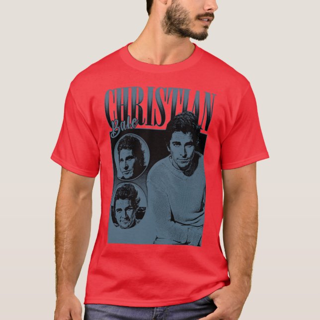 Camiseta Christian Bale vintage (Anverso)
