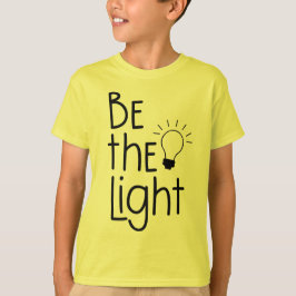 Camiseta Christian Be The Light Funny Inspirador