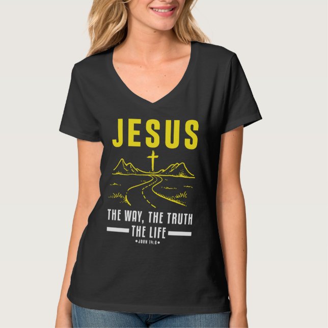 Camiseta Christian Bible Verse Faith Believer Follower  1 (Anverso)