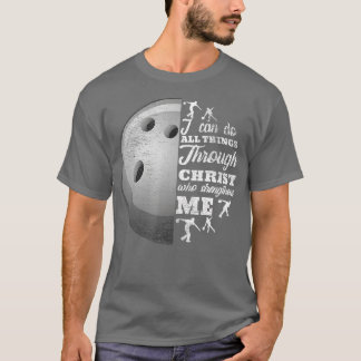 Camiseta Christian Bowling Gracioso regalo personalizado de