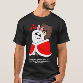 Camiseta Christian Brown Bear Cony Conejo Conejo Conejo Con