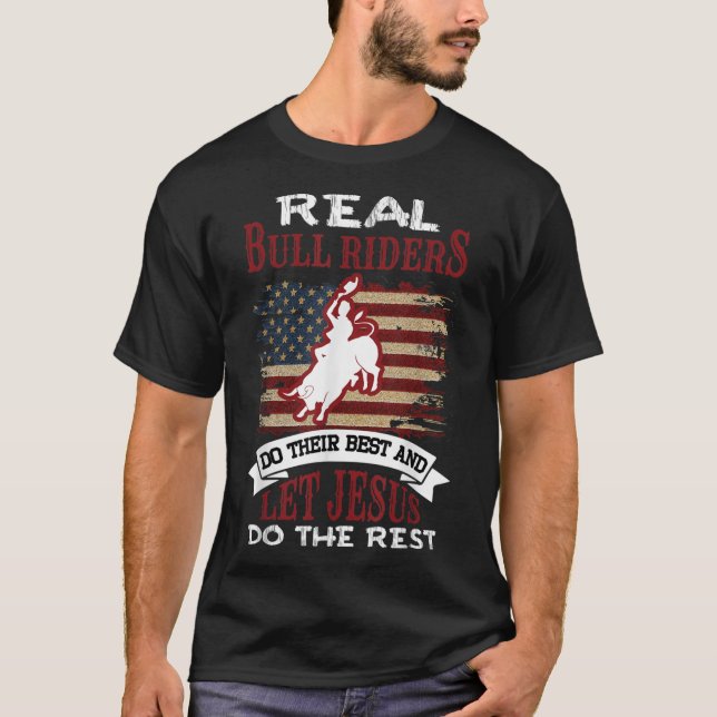 Camiseta Christian Bull Riding Bull Rider (Anverso)