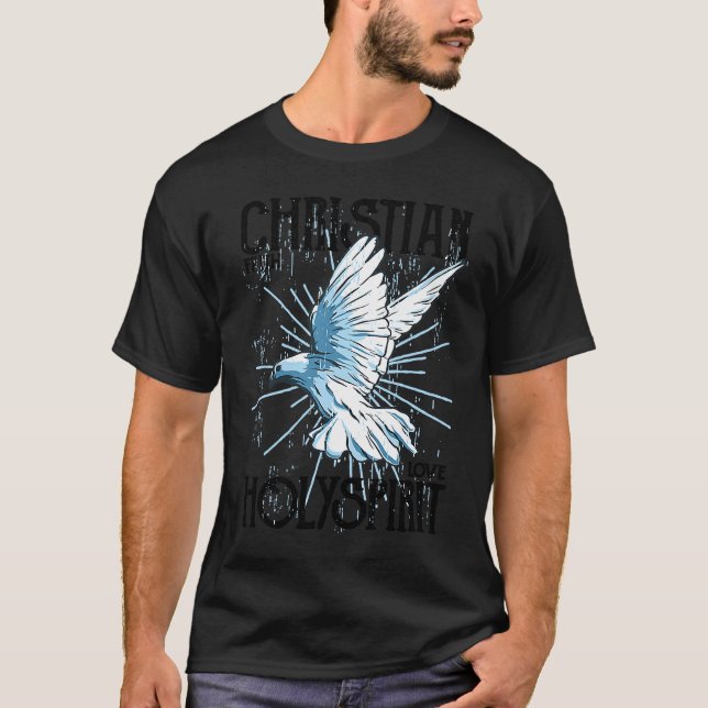 Camiseta Christian  Christian Faith Love Holy Spirit (Anverso)