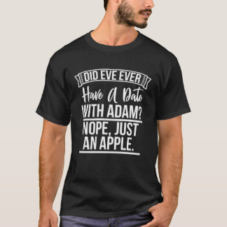 Camiseta Christian Dad Joke Adam and Eve Deluxe