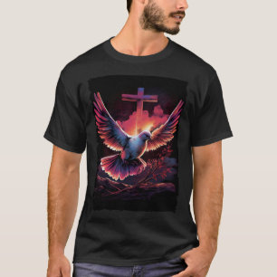 Camiseta Christian Dove Cross retro 70s vintage 1