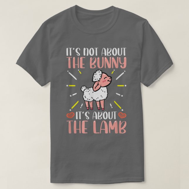 Camiseta Christian Easter Religion Its Not About The Bunny  (Diseño del anverso)