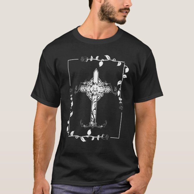 Camiseta Christian Faith Jesus Catholic Religion Thorns and (Anverso)