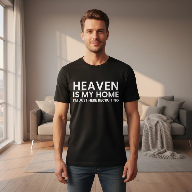 Camiseta Christian Faith Religious Quote Black Men's (Subido por el creador)