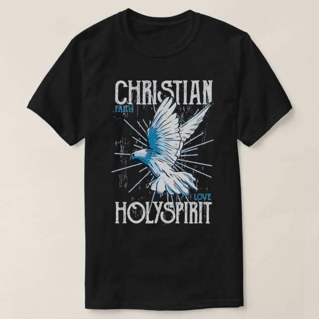 Camiseta Christian Gift  Christian Faith Love Holy Spirit P (Diseño del anverso)
