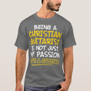 Camiseta Christian Guitarist Church Worship Guitar Player17