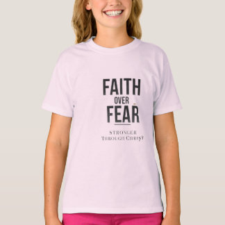 Camiseta Christian Gym Shirt | Faith Over Fear Workout Moti