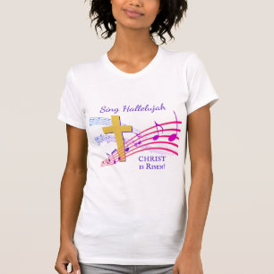 Camiseta Christian HALLELUJAH CHRIST ES LA Pascua RISEN