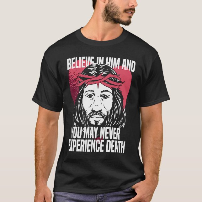 Camiseta Christian Heart Jesus  Catholic Bible Religion Chr (Anverso)