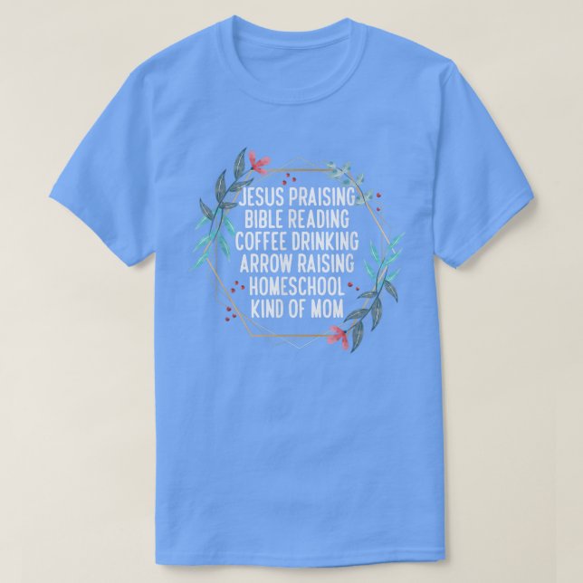 Camiseta Christian Homeschool Mom  (Diseño del anverso)