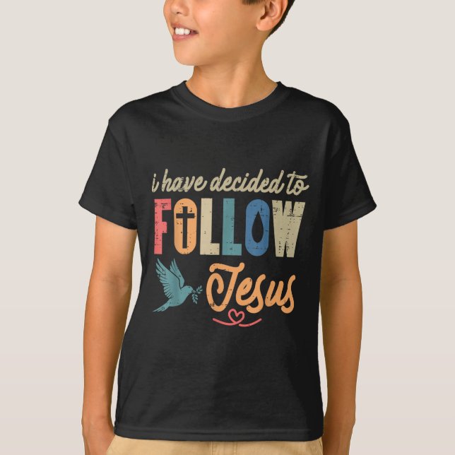 Camiseta Christian I Have Decided To Follow Jesus God Men W (Anverso)