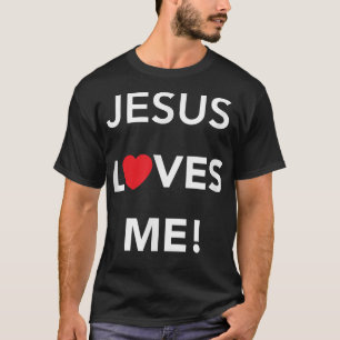 Camiseta Christian Jesus Loves Me 