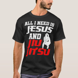 Camiseta Christian Jiu Jitsu Jesús Camisas de Bandera Bras