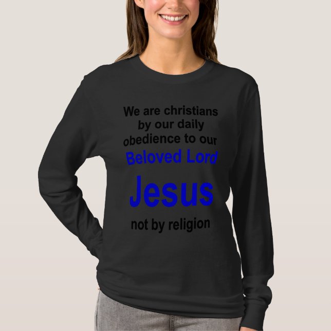 Camiseta Christian lifestyle Multilingual Series English ve (Anverso)