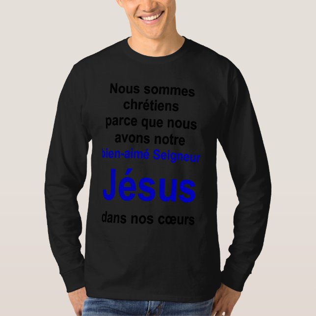 Camiseta Christian lifestyle Multilingual Series French ver (Anverso)