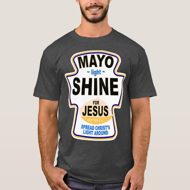 Camiseta Christian Mayo Light Shine Jesus Tee (Anverso)