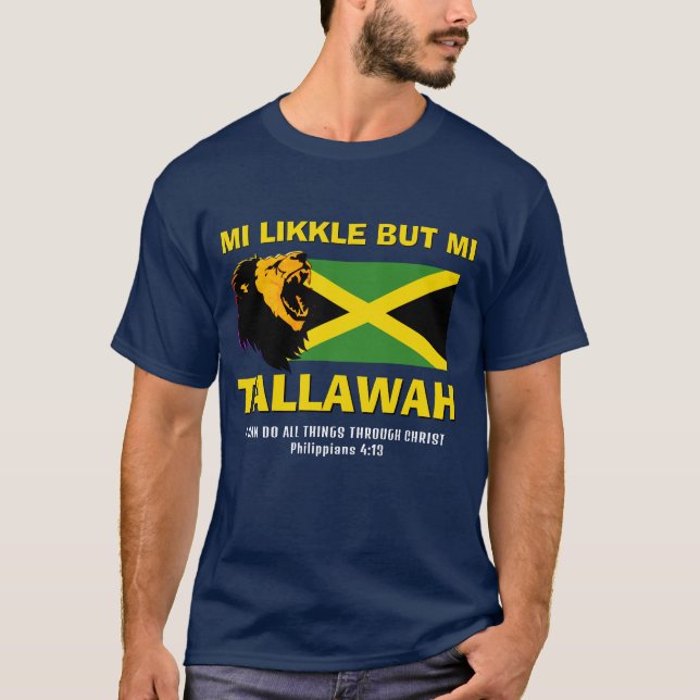 Camiseta Christian MI ME GUSTA PERO MI TALLAWAH Bandera Jam (Anverso)