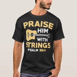 Camiseta Christian Music Church Guitar Bass Jesus Rock Gif