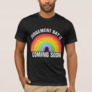 CAMISETA CHRISTIAN RAINBOW T-SHIRTS JUZGMENT DAY PRONTO
