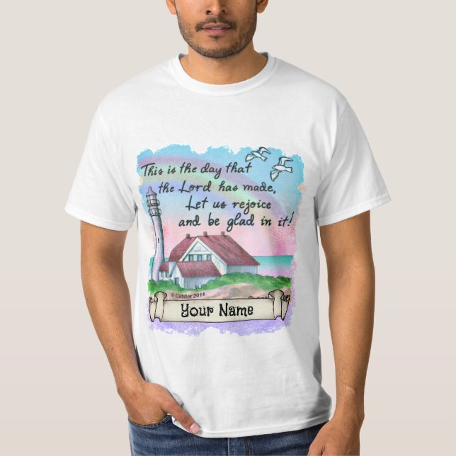 Camiseta Christian Rejoice Lighthouse   (Anverso)