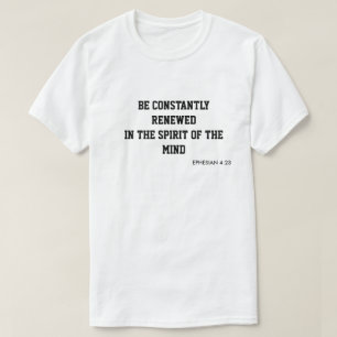 CAMISETA CHRISTIAN, RENUEVA TU MENTE
