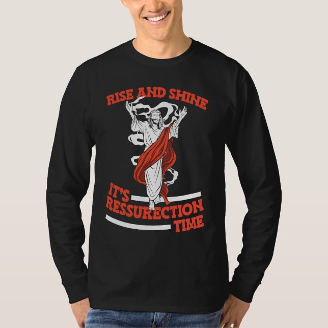 Camiseta Christian Ressurection Religion  Bible Jesus Chris (Anverso)