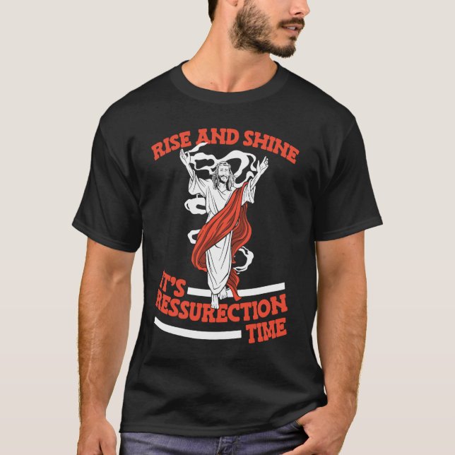 Camiseta Christian Ressurection Religion  Bible Jesus Chris (Anverso)