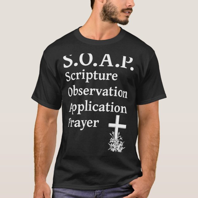 Camiseta Christian Soap Scripture Observation Application P (Anverso)