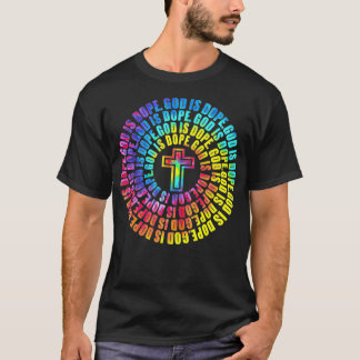 Camiseta Christian Tie Dye God es un regalo para niños y ad