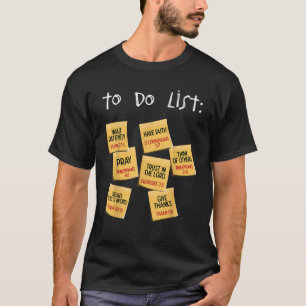 Camiseta Christian To Do List Christian Planner