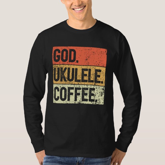 Camiseta Christian Ukulele Player Worship Ukulele Church Uk (Anverso)