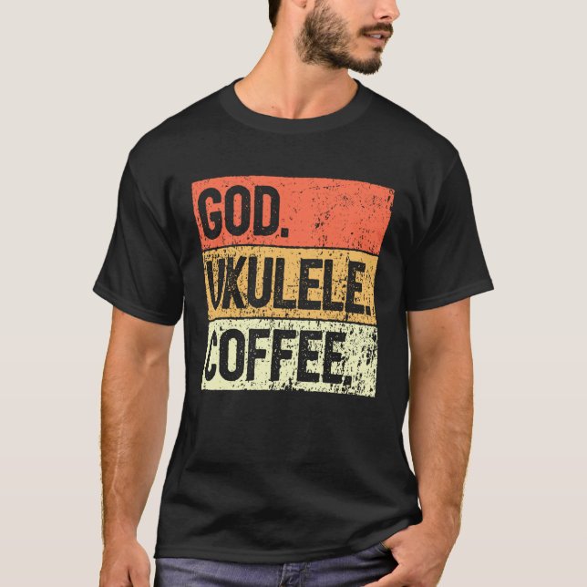 Camiseta Christian Ukulele Player Worship Ukulele Church Uk (Anverso)