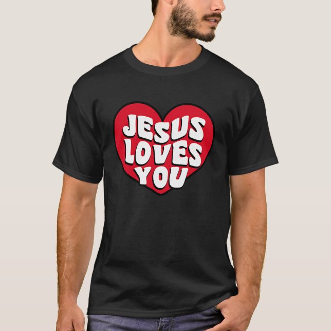 Camiseta Christian Valentines  bible verse scriptures Jesus (Anverso)