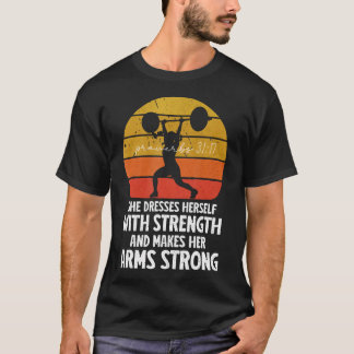 Camiseta Christian Weightlifting Mujeres Levantamiento De P