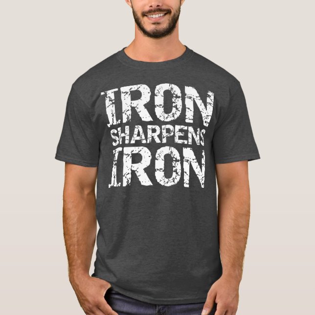 Camiseta Christian Workout Discipleship Distressed Iron (Anverso)