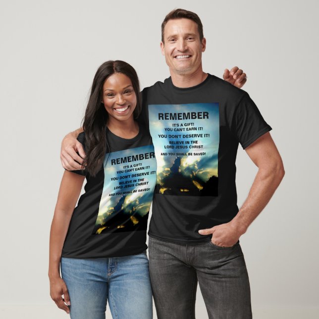 camiseta CHRISTIAN YOU SHALL BE SAVED (Unisexo)