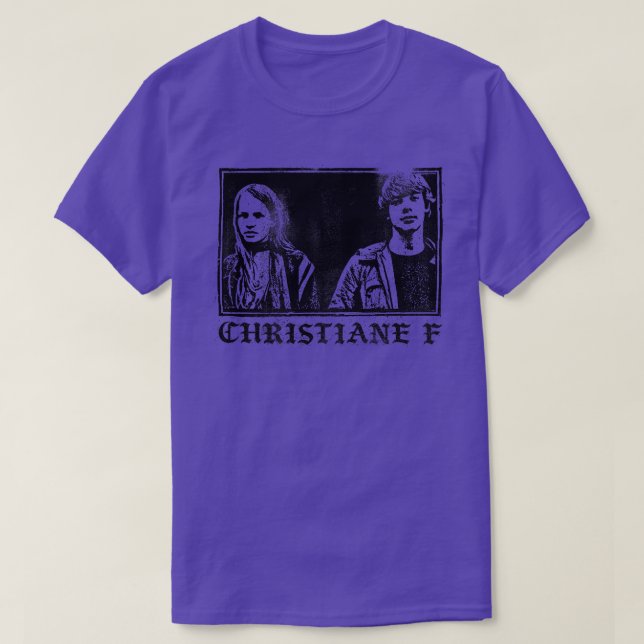 Camiseta Christiane F Deutsche New Wave Cult Film (Diseño del anverso)