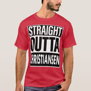 Camiseta Christiansen Nombre Straight Outta Christiansen