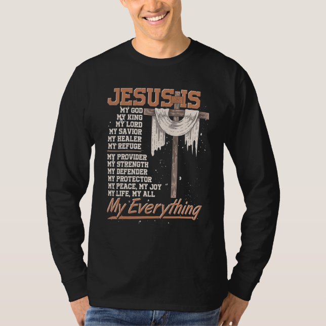 Camiseta Christiany Faith Jesus Christ Savior Jesus Devotee (Anverso)
