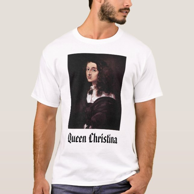 Camiseta Christina de Suecia, reina Christina (Anverso)